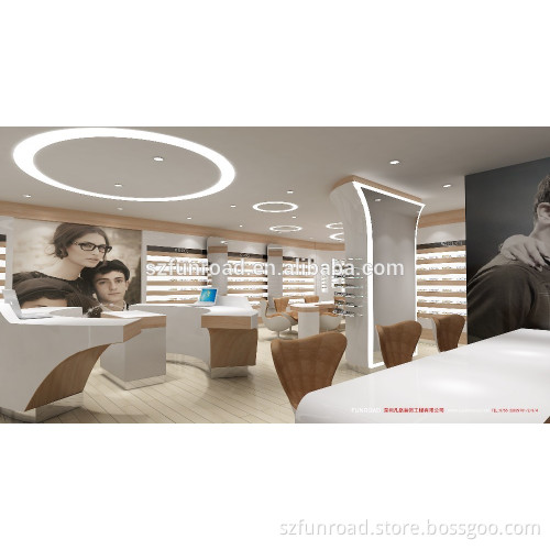 Fashion Optical Store Interior Design Eyeglass Display Rack Shop Furniture